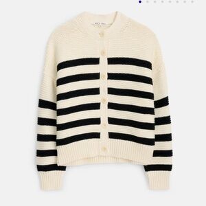 Alex Mill Nico Striped Cardigan Sz M